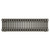 Copenhagen Horizontal Raw Metal Quadruple Column Radiator Front View