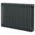 Copenhagen Horizontal Anthracite Quadruple Column Radiator Right Hand Side View