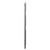 Cologne Chrome Curved Heated Towel Rail Side on View