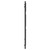 Cologne Matt Black Curved Electric Heated Towel Rail Side on View