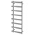 Flaine Chrome Round Bar Heated Ladder Rail Right Hand Side View