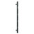 Helsinki Anthracite Straight Heated Towel Rail Side on View