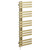 Helsinki Brushed Brass Straight Electric Heated Towel Rail Left Hand Side View