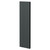 Hannover Vertical Anthracite Double Panel Radiator Right Hand Side View