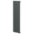 Hannover Vertical Anthracite Single Panel Radiator Right Hand Side View