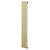 Hannover Vertical Brushed Brass Single Panel Radiator Right Hand Side View