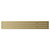 Hannover Latitude Brushed Brass Single Panel Radiator Front View