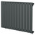 Hannover Horizontal Anthracite Single Panel Radiator Right Hand Side View