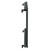 Hannover Horizontal Anthracite Single Panel Radiator Side on View