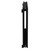Hannover Horizontal Matt Black Double Panel Radiator Side on View