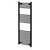 Malmo Matt Black Round Bar Electric Heated Towel Rail Right Hand Side View