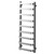 Monaco Chrome Curved Heated Ladder Rail Right Hand Side View