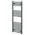 Porto Anthracite Round Bar Heated Towel Rail Right Hand Side View