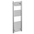 Porto Chrome Round Bar Heated Towel Rail Left Hand Side View