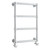 Old London Epsom Chrome 748mm x 498mm Traditional Towel Rail - LDR005 Front View