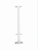 Kartell K-Rad White 500mm Type 22 Floor Mounted Radiator Bracket - FB500 Front View