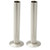 Kartell Brushed Nickel 15mm Radiator Pipe Sleeve Kit - NK-PIPE01 Front View