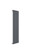 Nuie Sloane Anthracite Vertical Single Panel Radiator