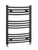 Nuie Crescent Anthracite Curved Heated Towel Rail