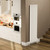 Kartell Allegro White Vertical Double Panel Radiator Front View