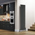 Kartell Allegro Grey Vertical Single Panel Radiator Front View