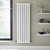 Kartell Aspen White Vertical Double Panel Radiator Front View