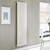 Kartell Boston White Vertical Double Panel Radiator Front View