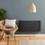 Kartell Denver Anthracite Single Panel Radiator Front View