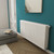 Kartell K-Rad Kompact White 400mm Type 33 Triple Panel Radiator Front View