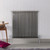 Kartell Laser Klassic Raw Metal 600mm Triple Column Radiator Front View