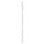 Athens White Flat Panel Digital Thermostatic Electric Heated Towel Rail Side on View