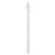 Athens White Flat Panel Electric Heated Towel Rail Side on View