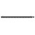 Bruges Horizontal Matt Black Digital Thermostatic Electric Single Panel Radiator Top Down View