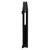 Bruges Horizontal Matt Black Electric Double Panel Radiator Side on View