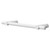 Bruges White 350mm Double Radiator Towel Rail Right Hand Side View