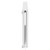 Bruges Horizontal White Electric Double Panel Radiator Side on View