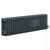 Copenhagen Horizontal Anthracite Digital Thermostatic Electric Quadruple Column Radiator Left Hand Side View