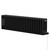 Copenhagen Horizontal Matt Black Electric Quadruple Column Radiator Right Hand Side View