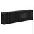 Copenhagen Horizontal Matt Black Electric Quadruple Column Radiator Left Hand Side View