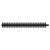 Copenhagen Horizontal Matt Black Electric Quadruple Column Radiator Top Down View