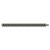 Copenhagen Horizontal Raw Metal Electric Triple Column Radiator Top Down View