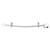 Cologne Chrome Curved Digital Thermostatic Electric Heated Towel Rail Top Down View