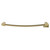 Cologne Brushed Brass Curved Digital Thermostatic Electric Heated Towel Rail Top Down View