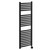 Dakar Anthracite Curved Digital Thermostatic Electric Heated Towel Rail Left Hand Side View