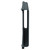 Eindhoven Horizontal Anthracite Double Panel Radiator Side on View