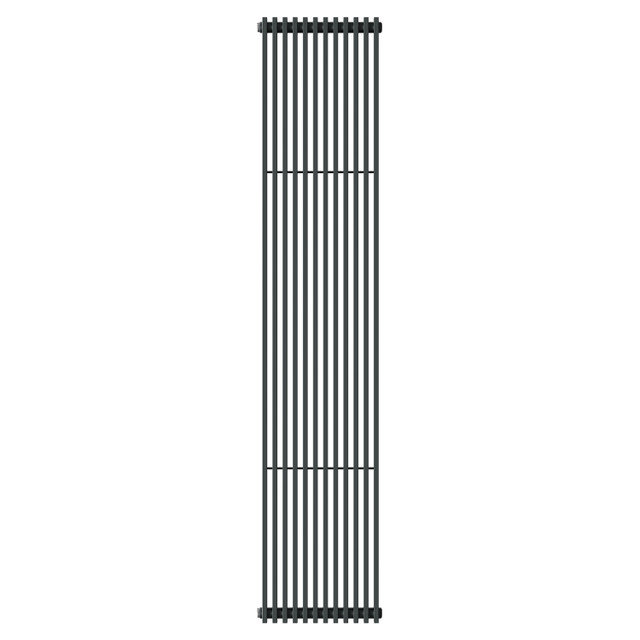 Funchal Anthracite 1800mm x 360mm Single Panel Radiator Front View