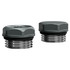 Alves Anthracite Blanking Plug and Bleed Valve Left Hand Side View