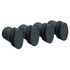 Bruges Set of 4 Anthracite Horizontal Radiator Brackets Left Hand Side View