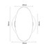 Hannover Set of 4 White Horizontal Radiator Brackets Top Down Product Measurements