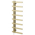 Alcudia Brushed Brass 1150mm x 500mm Electric Heated Towel Rail Right Hand Side View